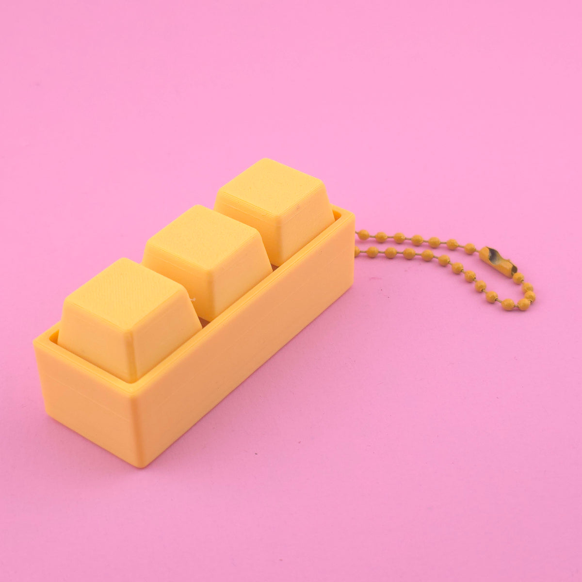 Fidget Clicker, Keyboard Clicker - Yellow – Crafty Productions UK